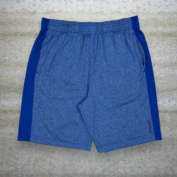 Reebok Other - Vintage Y2K Reebok Gym Shorts Mens M Blue Polyester 9" Inseam